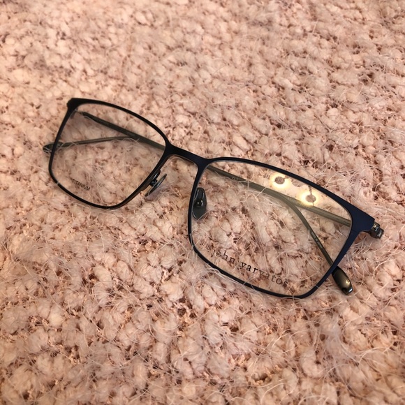 John Varvatos | V171 Matte Navy Glasses Frames - Picture 2 of 7